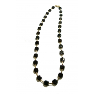 Long Rich Red Garnet Beaded Necklace Long Rich Red Garnet Beaded Necklace